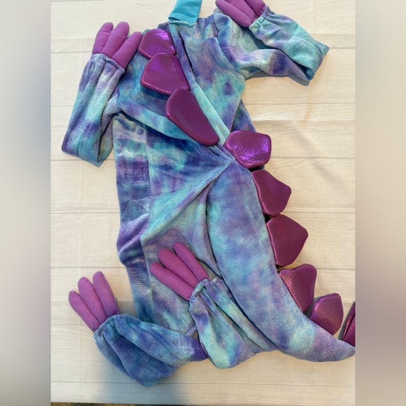 Pottery Barn Kids Blue and Purple Dinosaur Costume for Kids - Picture 8 of 8